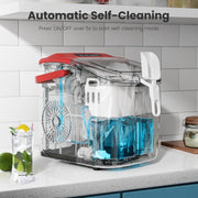 26Lbs/24H Ice Makers Countertop with Self-Cleaning 9 Ice Cubes Ready in 6 Mins