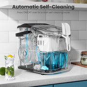 26Lbs/24H Ice Makers Countertop with Self-Cleaning 9 Ice Cubes Ready in 6 Mins