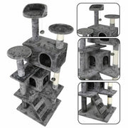 Cat Tree Tower 55" Activity Center Large Playing House Condo for Rest